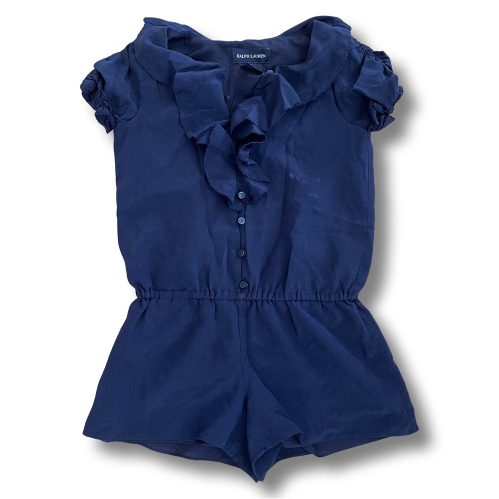 Ralph Lauren girls silk romper size 4